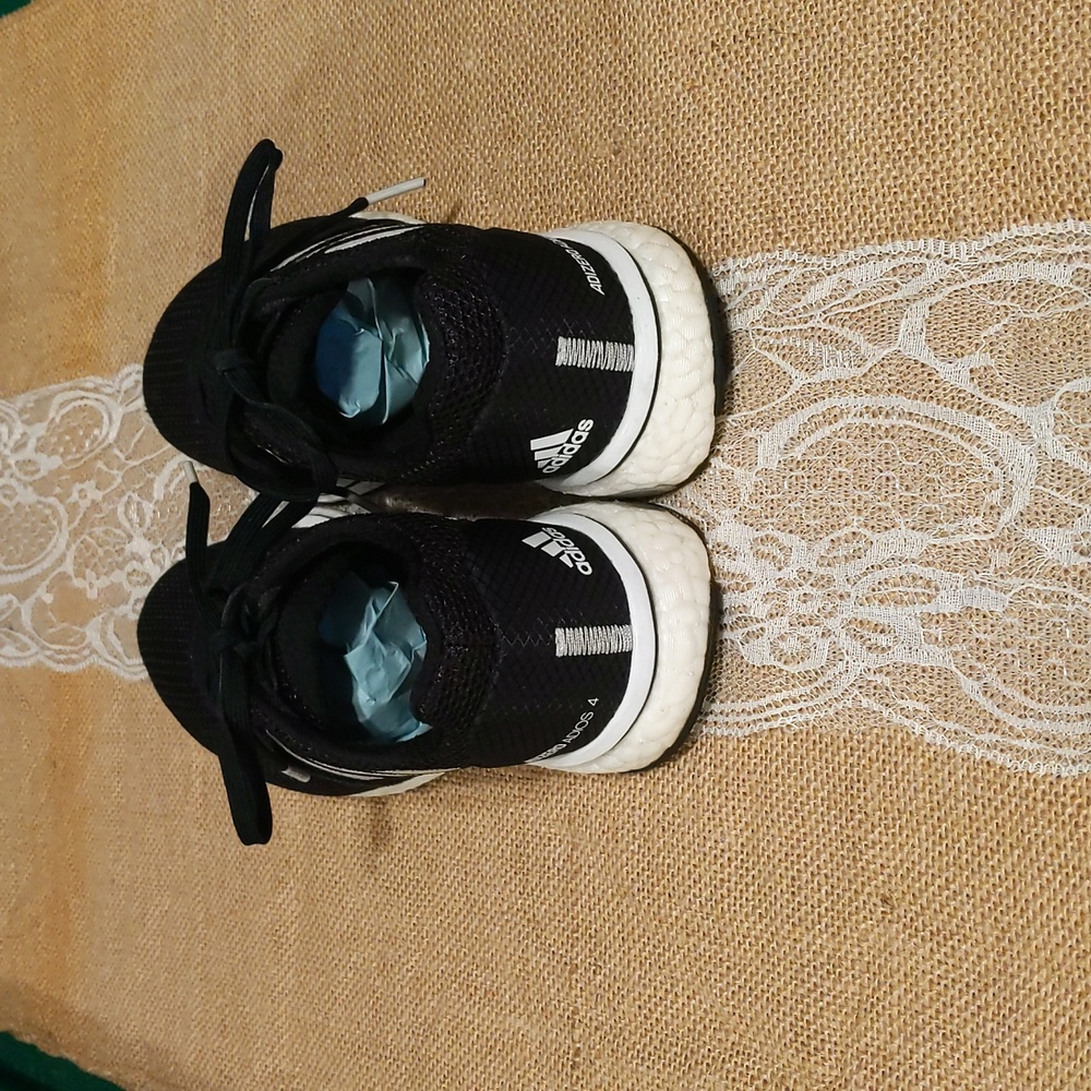 Adidas Adizero Adios 4 Women's Running Shoes Sz 5.5, Black/White - Picture 5 of 7